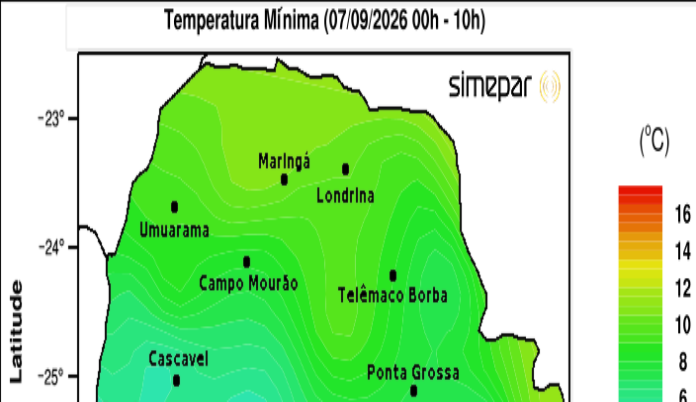 Tempestades voltam ao Paraná a partir de quarta-feira