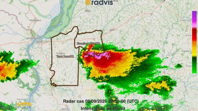 Simepar confirma dois tornados no Paraná em menos de 8 horas